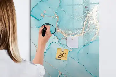 Piši-briši tabla v videzu dekorativnega marmorja