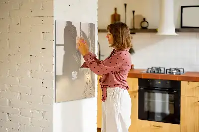 Piši briši tabla z motivom abstraktne svetlobe