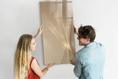 Piši briši tabla z motivom abstraktne svetlobe