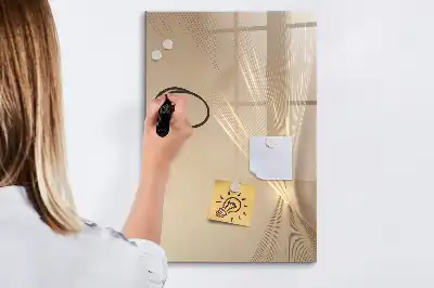 Piši briši tabla z motivom abstraktne svetlobe