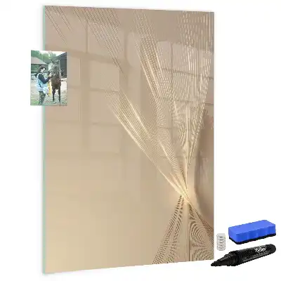 Piši briši tabla z motivom abstraktne svetlobe