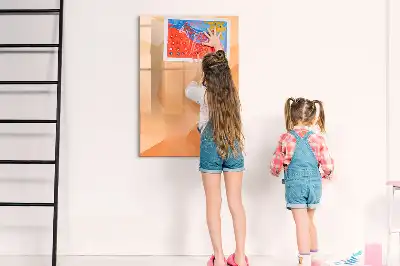 Tabla piši briši z abstrakcijo trikotnikov