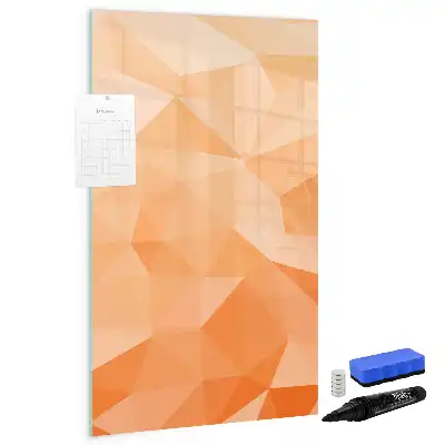 Tabla piši briši z abstrakcijo trikotnikov