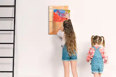 Tabla piši briši z abstrakcijo trikotnikov