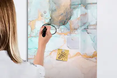 Piši briši tabla z motivom abstraktnih črnil