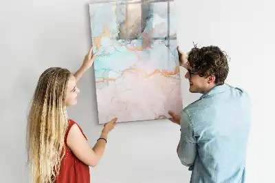Piši briši tabla z motivom abstraktnih črnil