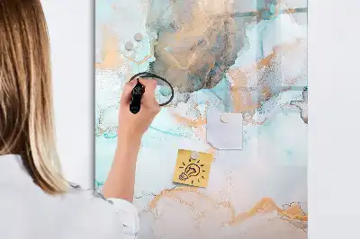 Piši briši tabla z motivom abstraktnih črnil