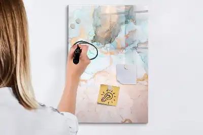 Piši briši tabla z motivom abstraktnih črnil