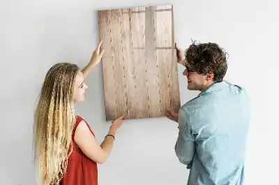 Tabla piši-briši svetle lesene deske