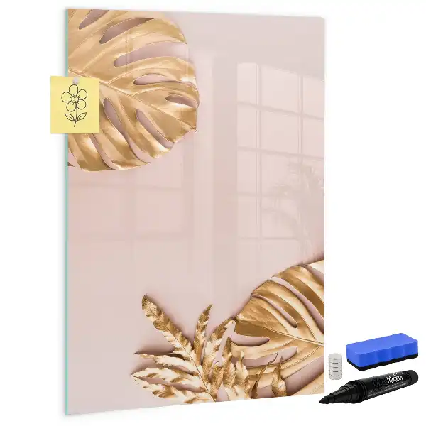 Piši briši tabla zlate barve