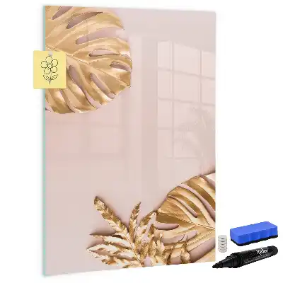 Piši briši tabla zlate barve
