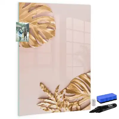 Piši briši tabla zlate barve