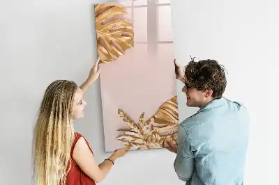 Piši briši tabla zlate barve
