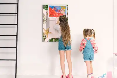 Piši briši tabla z lesenim okvirjem