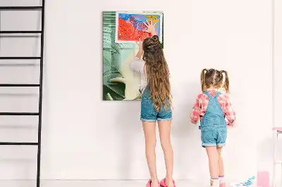 Piši briši tabla z motivom tropske monstere
