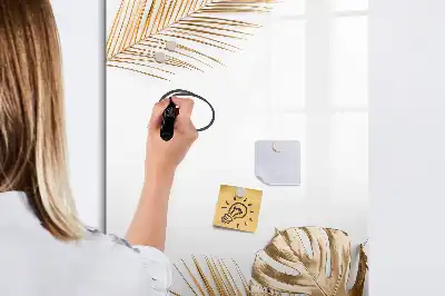 Piši briši tabla z zlati listi