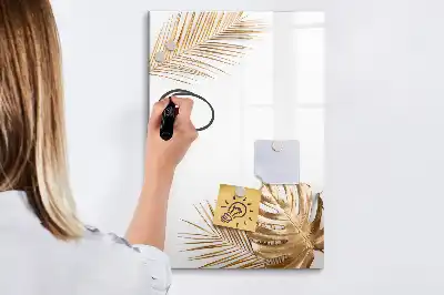 Piši briši tabla z zlati listi