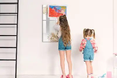 Piši briši tabla z zlati listi