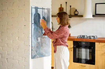 Tabla piši briši z marmornim vzorcem