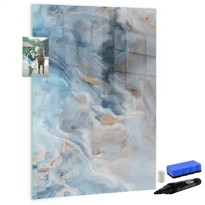 Tabla piši briši z marmornim vzorcem