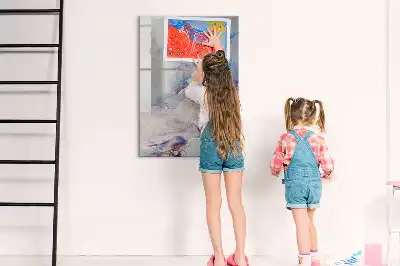 Piši-briši tabla slikarska abstrakcija