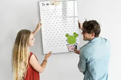 Piši briši tabla za seznam opravil