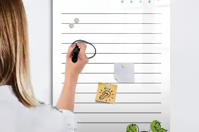 Piši briši tabla za seznam opravil