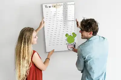 Piši briši tabla za seznam opravil