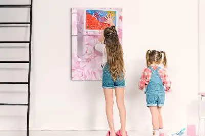 Piši briši tabla z motivom poletnega cvetja