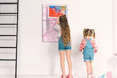 Piši briši tabla z motivom poletnega cvetja