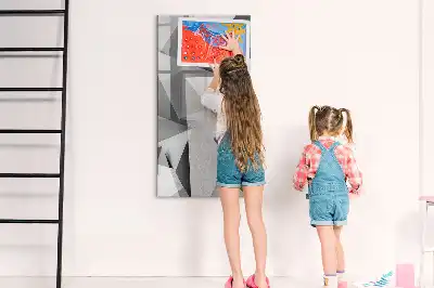 Piši briši tabla z motivom geometrijske abstrakcije