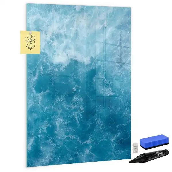 Piši briši tabla z motivom morske vode in oceana