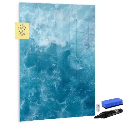 Piši briši tabla z motivom morske vode in oceana