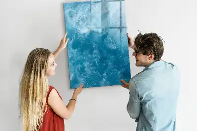 Piši briši tabla z motivom morske vode in oceana