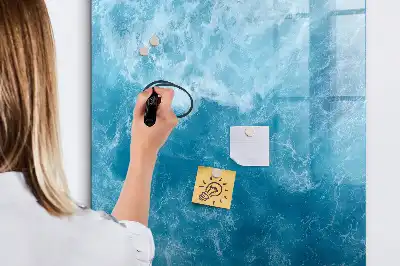 Piši briši tabla z motivom morske vode in oceana