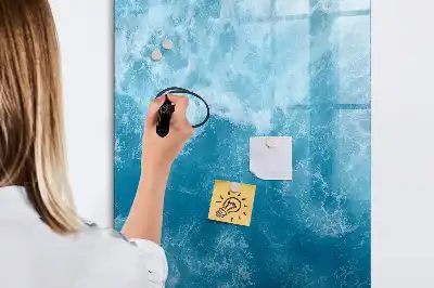 Piši briši tabla z motivom morske vode in oceana