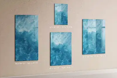 Piši briši tabla z motivom morske vode in oceana