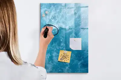 Piši briši tabla z motivom morske vode in oceana