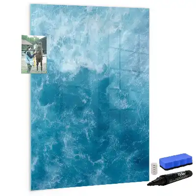 Piši briši tabla z motivom morske vode in oceana
