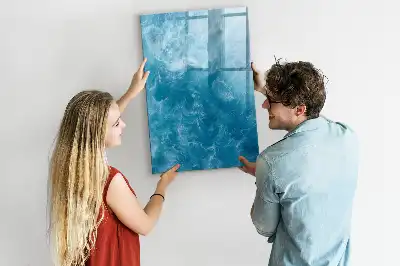 Piši briši tabla z motivom morske vode in oceana