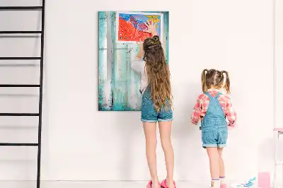 Piši briši tabla v starem lesenem okvirju