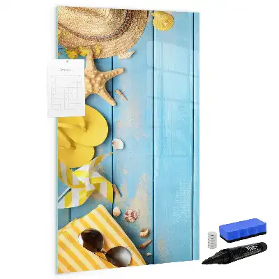 Piši briši tabla pripomoček za na plažo