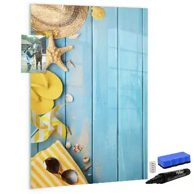 Piši briši tabla pripomoček za na plažo