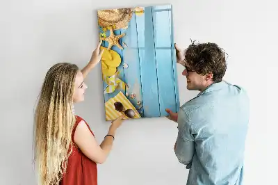Piši briši tabla pripomoček za na plažo