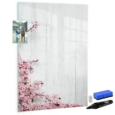 Piši briši tabla cvetje na lesu