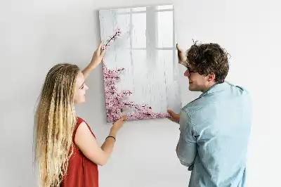 Piši briši tabla cvetje na lesu