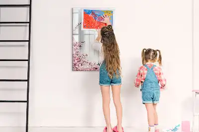 Piši briši tabla cvetje na lesu