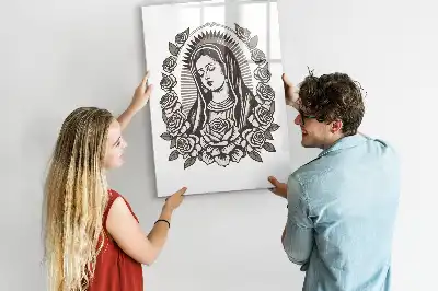 Piši briši tabla z motivom Device Marije iz Guadalupe