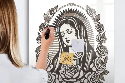 Piši briši tabla z motivom Device Marije iz Guadalupe