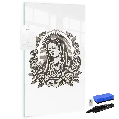 Piši briši tabla z motivom Device Marije iz Guadalupe